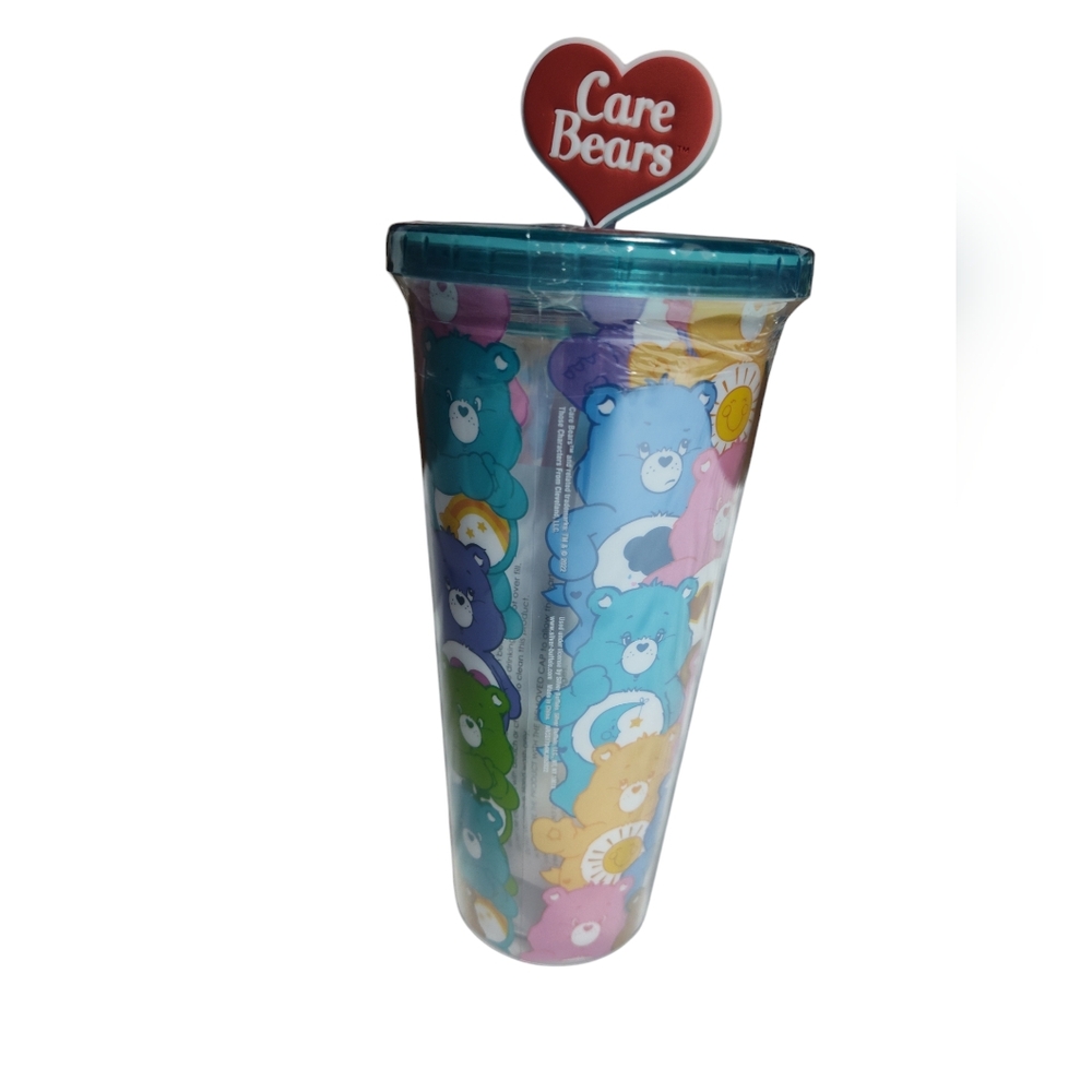 Care Bears Colorful Tumbler with Straw